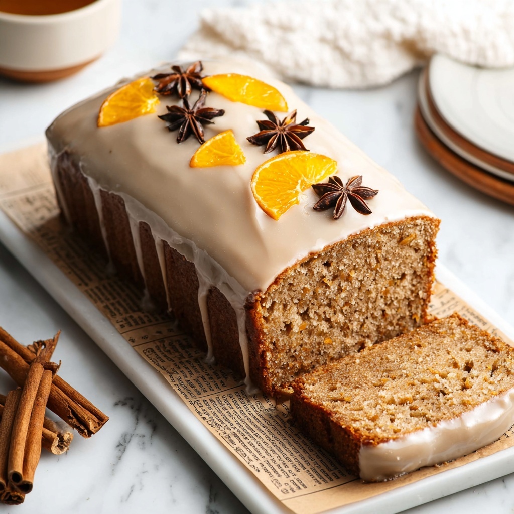 Chai Infused Bread with Orange Glaze Recipe - Recipe Image