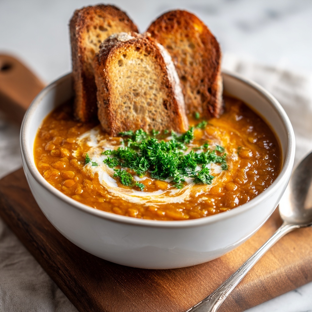 Creamy Tomato Lentil Soup Recipe - Recipe Image