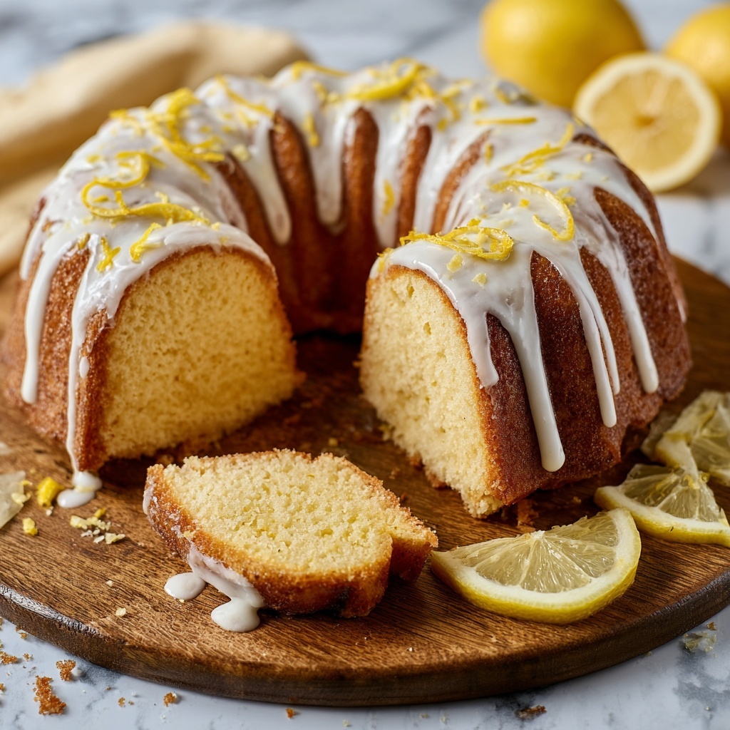 Lemon Bliss Pound Cake Recipe - Recipe Image