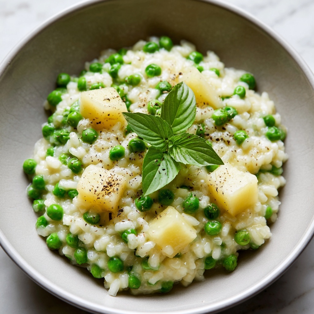 Fresh Pea Risotto Recipe - Recipe Image