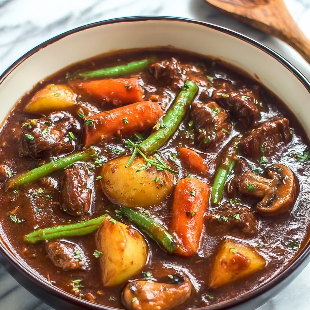 Hearty Chicken Stew with Vegetables and Tomatoes Recipe - Recipe Image