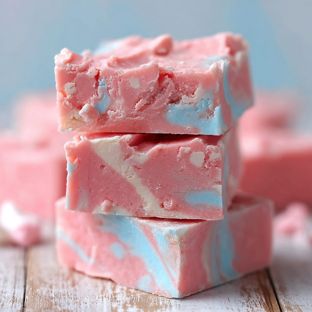 Cotton Candy Fudge Recipe - Recipe Image