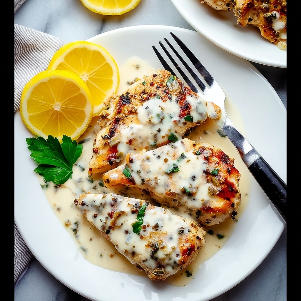 Crock Pot Creamy Lemon Chicken Recipe - Recipe Image