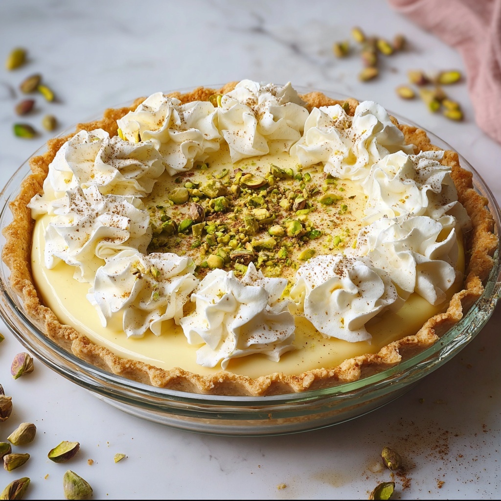 Pistachio Cream Pie Recipe - Recipe Image