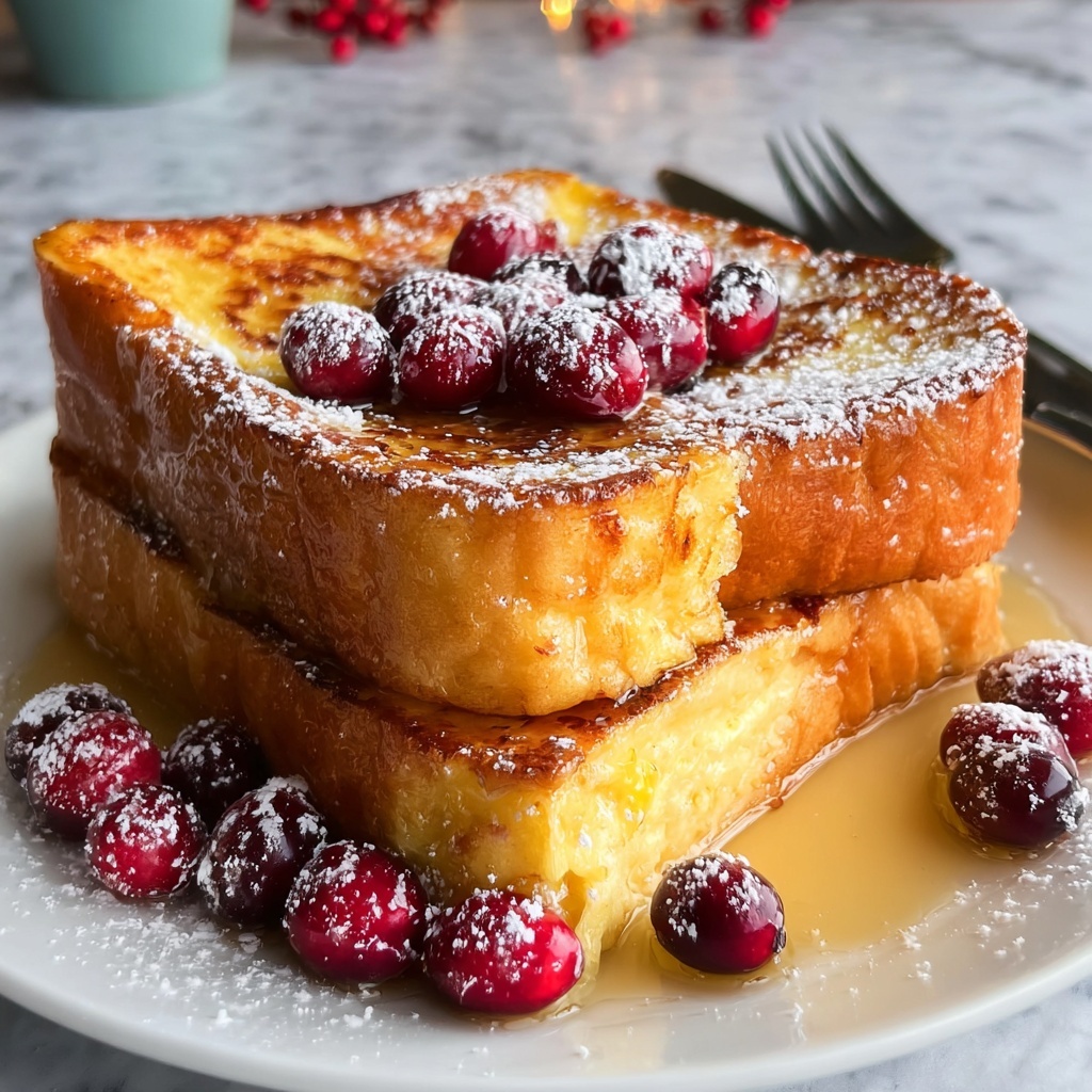 Cranberry French Toast: 7 Ways to Elevate Breakfast Joy Recipe - Recipe Image