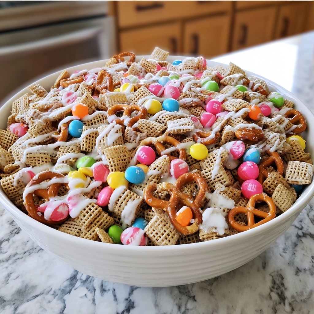 Christmas Chex Mix: 4 Steps to Holiday Bliss Recipe - Recipe Image