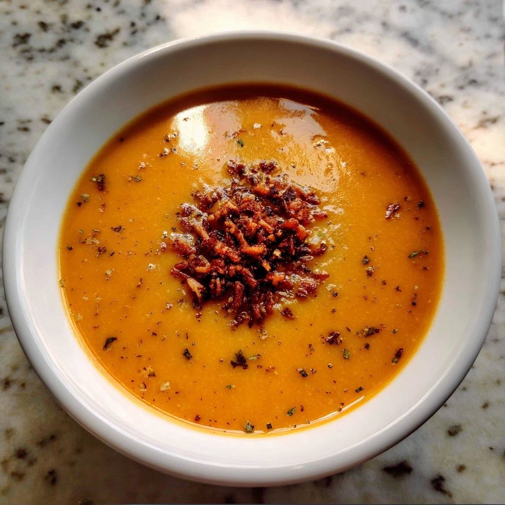 Cheddar Cauliflower and Roasted Garlic Soup Recipe - Recipe Image