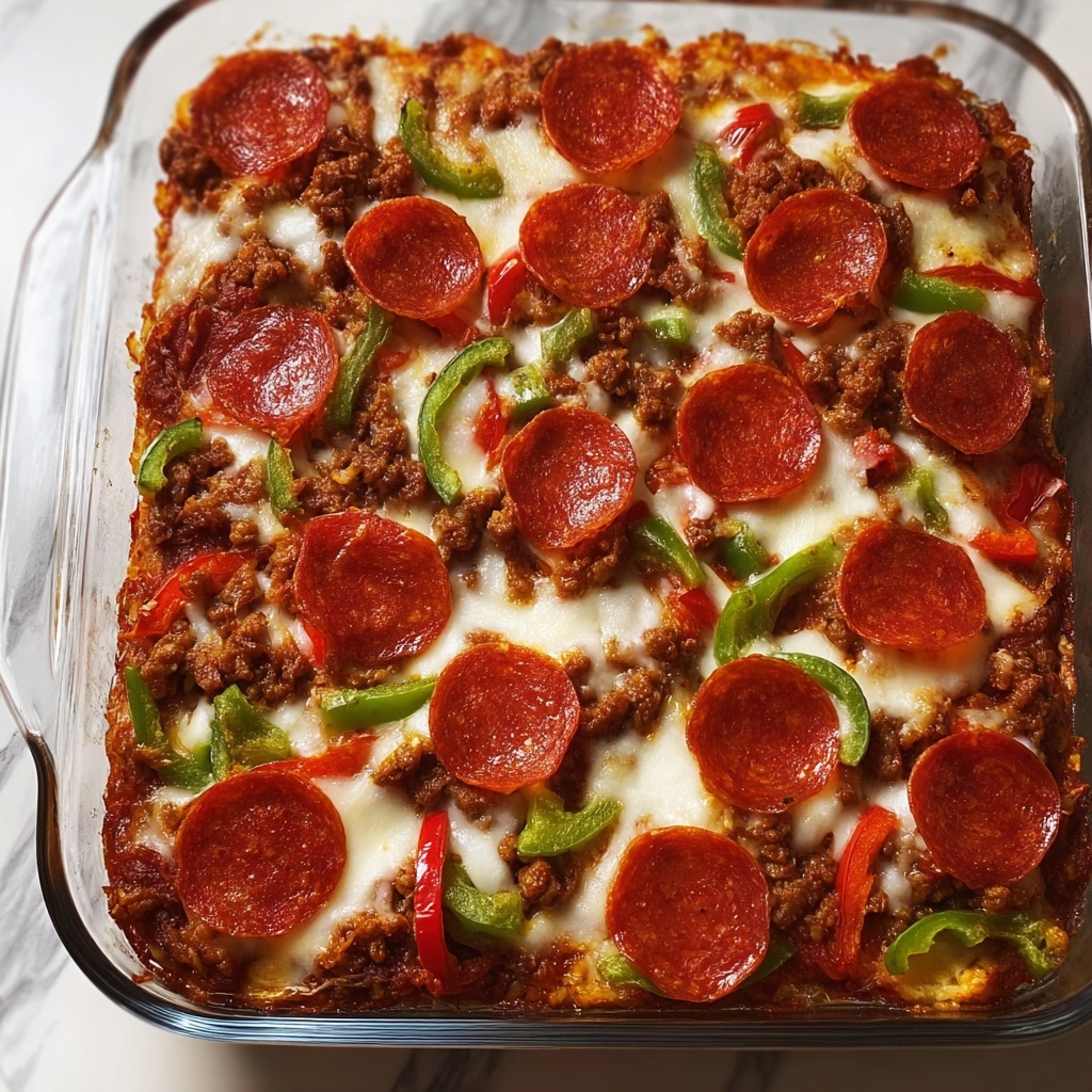 Meat Lovers Pizza Casserole: 5 Tasty Secrets Revealed Recipe - Recipe Image