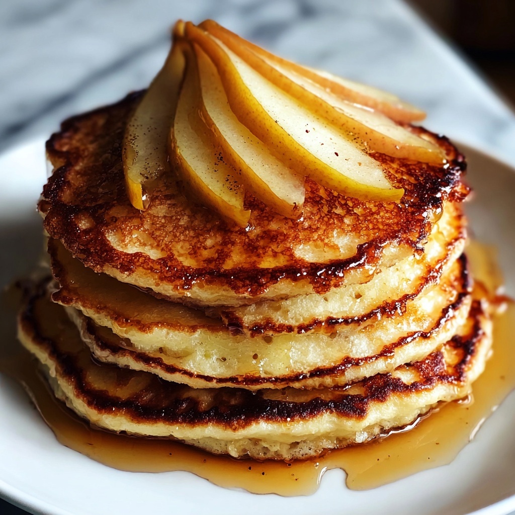 Pear Cardamom Pancakes Recipe - Recipe Image
