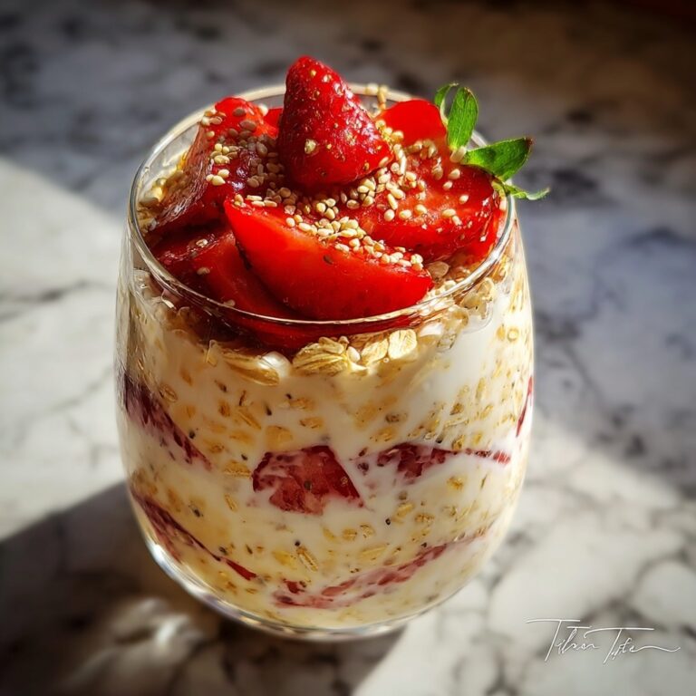 Strawberry Overnight Oats Recipe