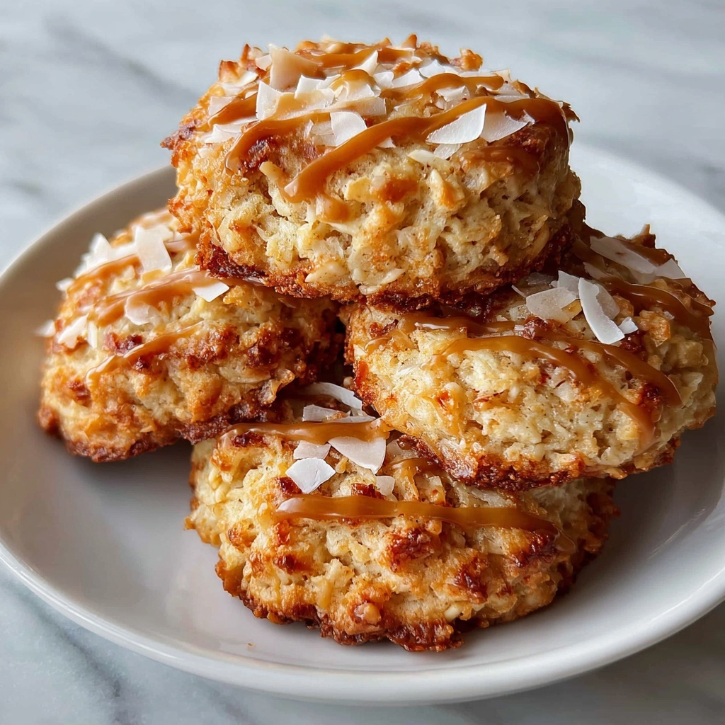 Chewy Caramel Coconut Cookies Recipe - Recipe Image