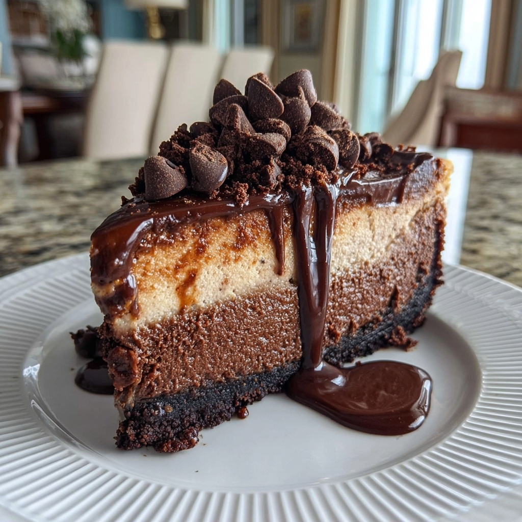 7 Amazing Brownie Bottom Chocolate Cheesecake Delights Recipe - Recipe Image