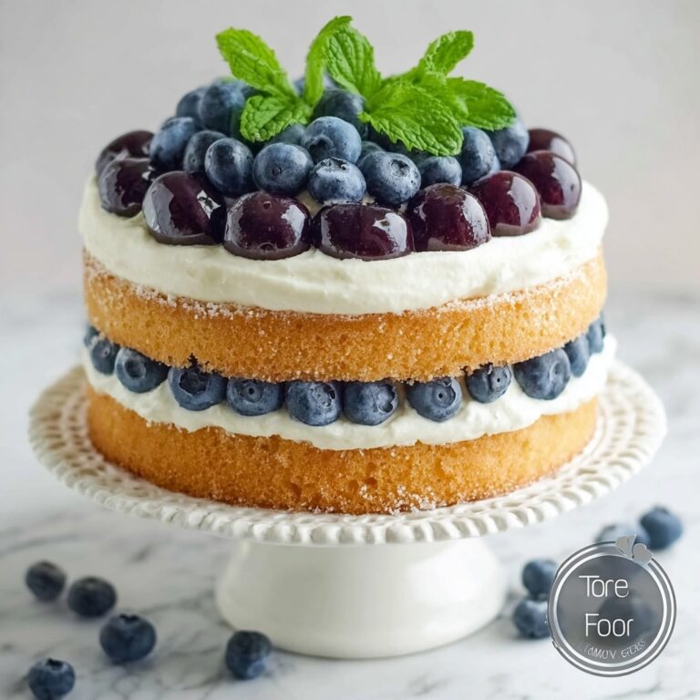 Blueberry Shortcake Cake Recipe