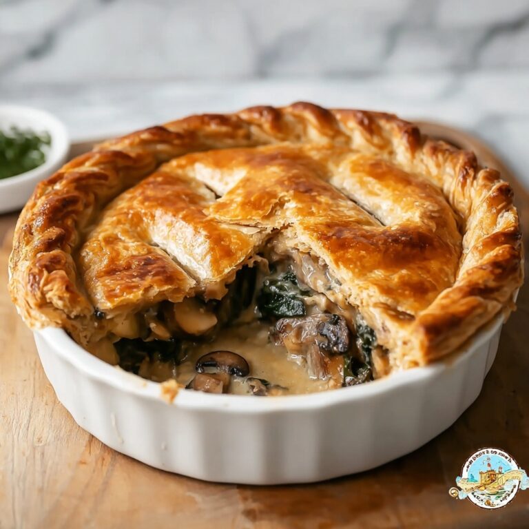 Hearty Cream of Mushroom Pot Pie to Warm Your Soul Recipe