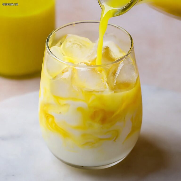 Iced Golden Milk Latte Bliss Recipe