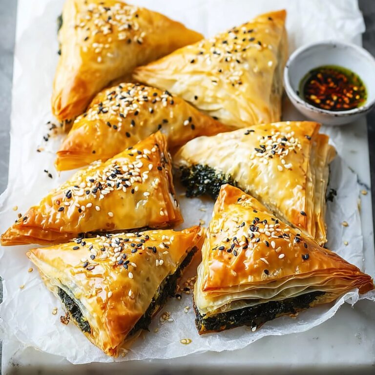 Spinach and Filo Parcels Recipe