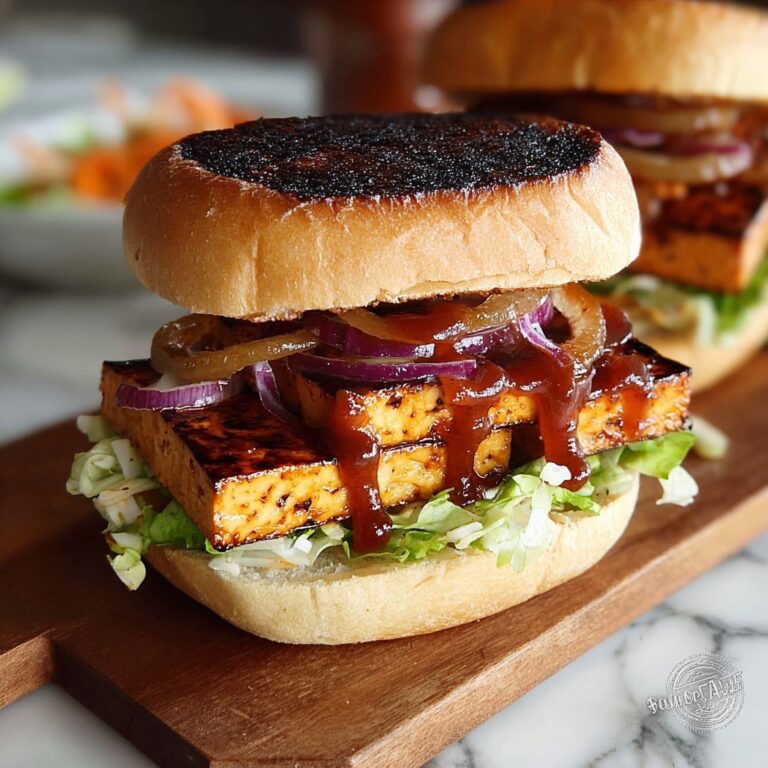 Delicious Barbecue Tofu Sandwiches for a Meatless Treat Recipe